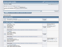 Tablet Screenshot of forum.laserlander.com